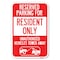Signmission Parking Lot Sign Reserved Parking for Re Heavy-Gauge Aluminum Sign, 12" x 18", A-1218-23417 A-1218-23417 - alternate 1